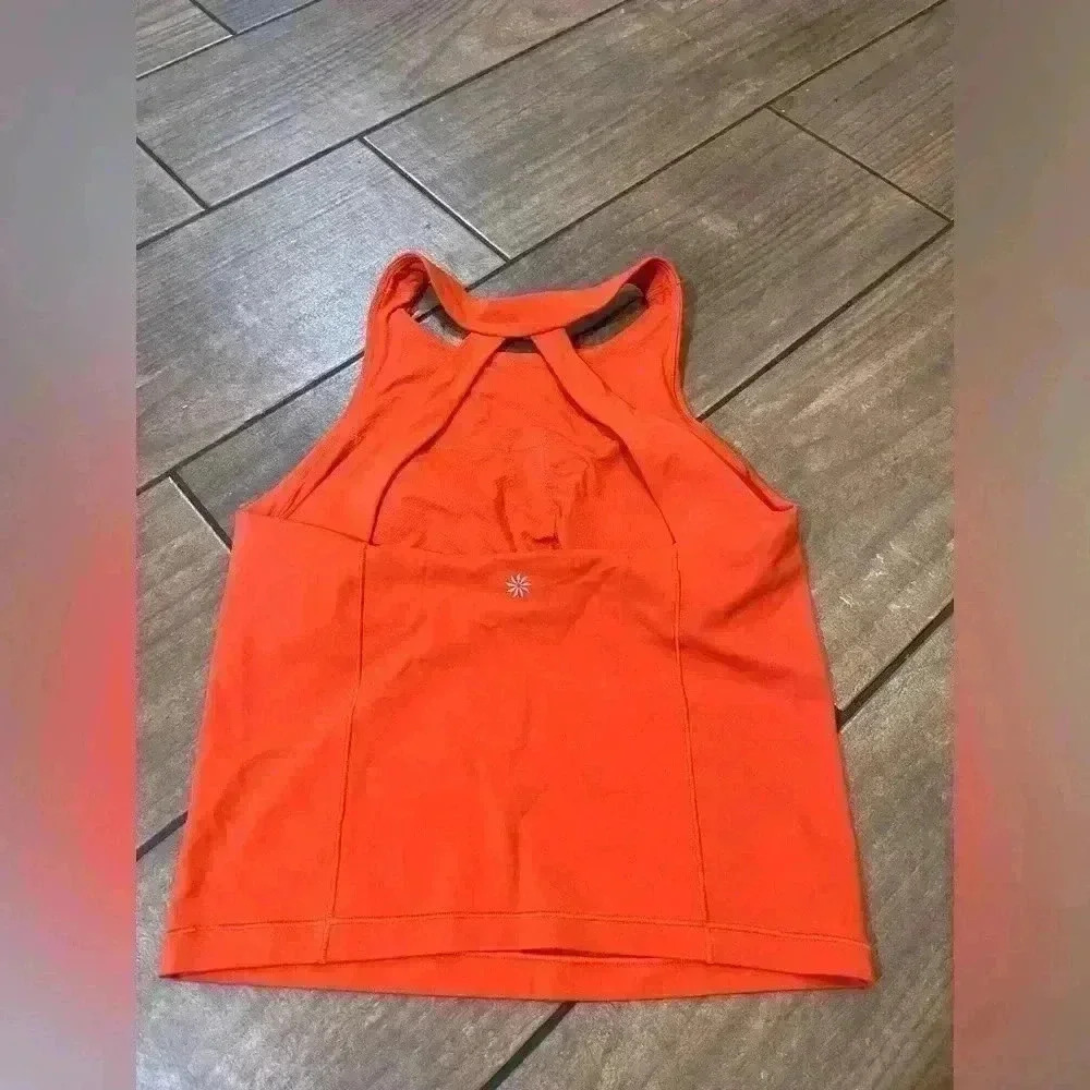 Athleta Red Workout Top Small - image 1